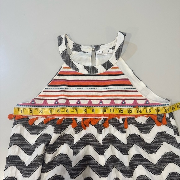 THML Stylish Black and White Chevron women’s Dress Size Small - Picture 4 of 5